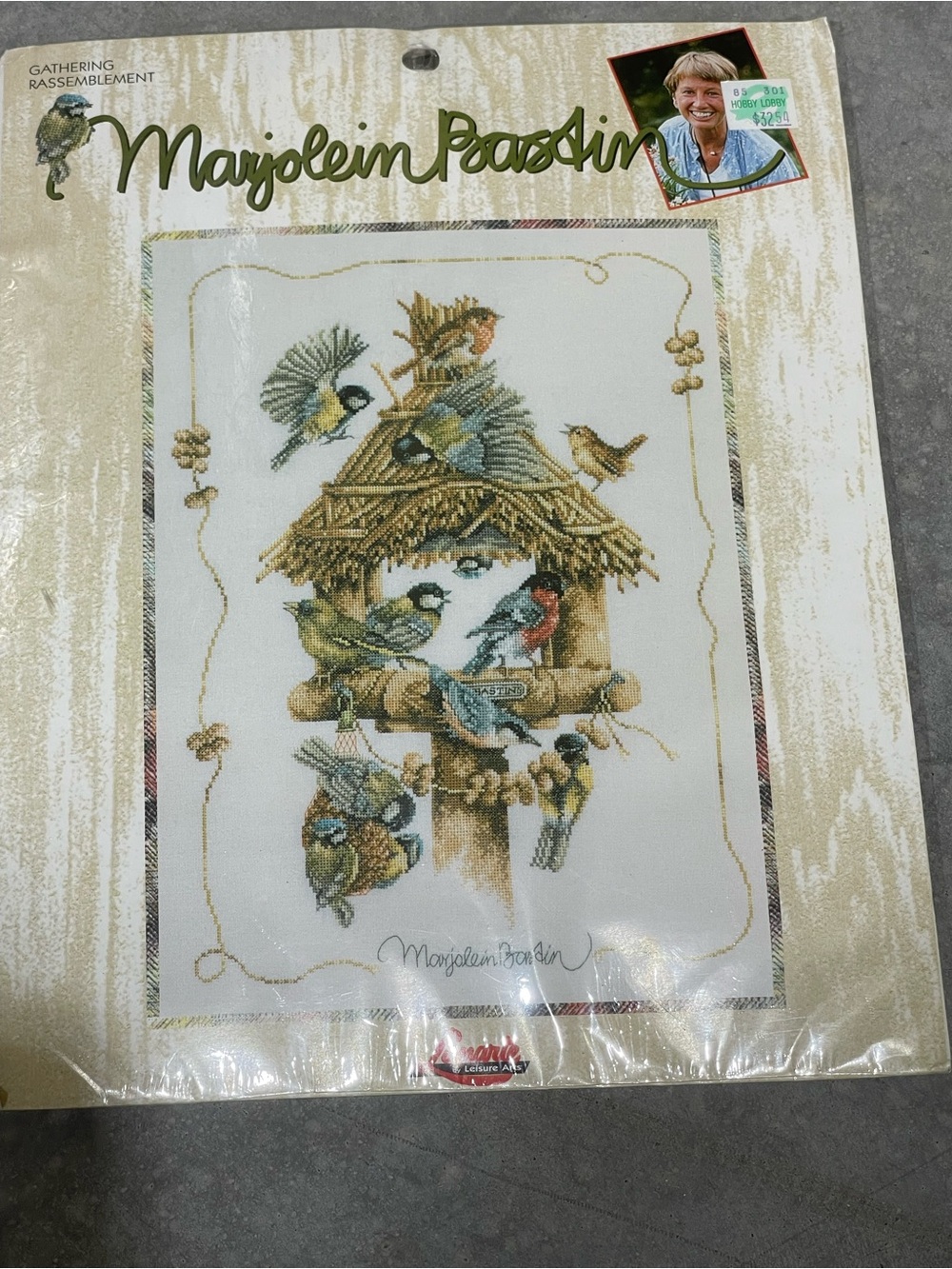 VTG Marjolein Bastin Lanarte Gathering Counted Cross Stitch 1156-07 Birds NEW